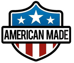 American Made Flag Helmet Bumper Window Laptop Sticker Decal Usa Made - £15.72 GBP