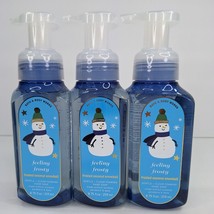 3 Frosted Coconut Snowball Gentle Foaming Hand Soap 8.75 oz ea Bath &amp; Bo... - £17.98 GBP