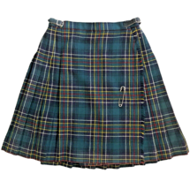 Laird-Portch Kilt Skirt 28&quot; Waist Stewart Tartan Wool Wrap VTG Made In Scotland - £31.37 GBP