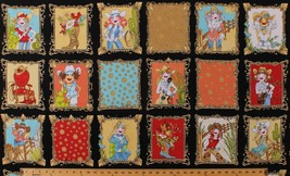 23.5&quot; X 44&quot; Panel Cowgirls Western Ranch Whoa Girl Loralie Designs Fabric Panel - £6.97 GBP