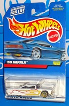 Hot Wheels 1999 Mainline #1000 &#39;59 Impala Pearl White w/ Gold WSPs - £3.14 GBP
