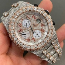 Moissanite Diamond Watch, Iced Out Wrist Watch, Stainless Steel Watches, Gift Me - $1,828.75