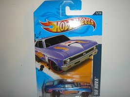 2012 Hot Wheels HW Racing 68 Chevy Nova Blue #171/244 - $17.77