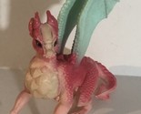 Schleich Pink Dragon With Green Wings Figure Toy T6 - $14.84