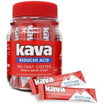Kava Low Acid Instant Coffee Single Serve Stick Packets, 20 Count - £19.83 GBP