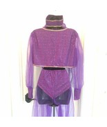 Genie Harem Bellydancer Costume Purple L - £27.17 GBP