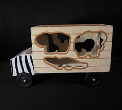 Melissa &amp; Doug Safari Animal Rescue Shape Sorting Truck NO Blocks - $8.00