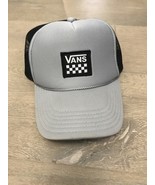 VANS VTG Skater Snap Back Mesh Trucker Hat   Rope Hat Grey &amp; Black Otto ... - $415.71 MXN