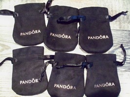 Pandora Jewelry Anti Tarnish Pouch Black 6 Pk - £13.63 GBP