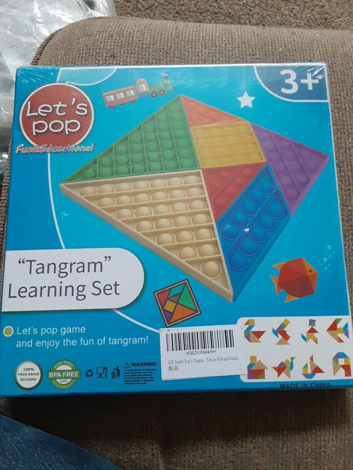 LET&#39;S POP TANGRAM LEARNING SET - New In Box - $7.92