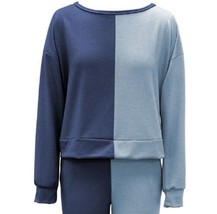 Jenni by Jennifer Moore Womens Colorblocked Pajama Top Only,1-Piece,2XL - £30.31 GBP