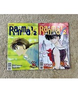 Y2K Ranma 1/2 Manga Comic Book Lot of 2 #10 and #13 Art by Rumiko Takahashi - £15.07 GBP