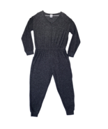 Serra Jumpsuit Womens XL Black Knit Viscose Pocket Casual Comfy Jogger R... - £22.83 GBP