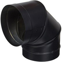 M&amp;G DuraVent DURAVENT 6DBK-E90 6&quot; DuraBlack 90 Degree Elbow, Black - £31.13 GBP