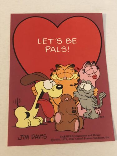 Vintage Garfield 1978 Valentine Box4 - £2.96 GBP
