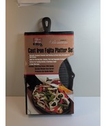 Mr Bar B Q Cast Iron Platter Set Skillet NEW - $376.33 MXN