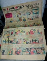 March 1 1942 Comic Weekly Newspaper comics Lone Ranger Mickey Mouse Flas... - £37.31 GBP