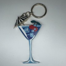 RARE Henri Bendel Martini XL Bag Charm  Keychain Key Fob Cocktail Umbrella - $95.00