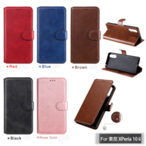 For Sony Xperia 1 XZ1/2/3/4 10 II Magnetic Leather Wallet Flip Case Cover  - £35.89 GBP