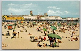 NJ Atlantic City Beach Steeplechase Pier c1960s New Jersey Postcard E39 - $4.95