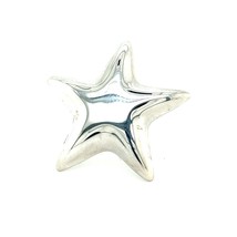 Tiffany &amp; Co Estate Puffed Star Brooch Sterling Silver TIF604 - £192.73 GBP
