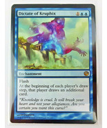 MTG Dictate of Kruphix X 4 Rare Blue Enchantment Journey Into Nyx 37/165... - $6.00