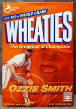 2002 General Mills Wheaties Ozzie Smith Hall of Famer Cereal Box Full Ne... - £15.95 GBP