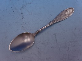Japanese Whiting Sterling Silver 4 O&#39;Clock Spoon 4 1/2&quot; Frosted w/design... - £69.21 GBP