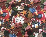 Kyles Marketplace by RJR Allover Christmas Print Cookie Snowman Gingerbr... - £16.53 GBP