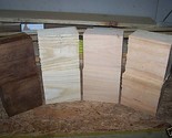 FOUR (4) BOWL BLANKS HICKORY, CHERRY, BEECH, AMBROSIA MAPLE WOOD 6&quot; X 6&quot;... - $54.40