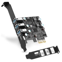 Pci-E Usb C Card 4-Ports(1X Usb-C - 3X Usb-A) Usb 3.0 Expansion Card,Int... - $37.99