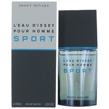 L&#39;eau D&#39;Issey Pour Homme Sport by Issey Miyake, 3.3 oz Eau De Toilette Spray fo - £53.48 GBP