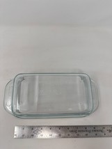 Pyrex Clear Glass Loaf Pan Bread Baking Dish 1.5 Qt 8.5x4.5x2.5 Usa - £7.76 GBP