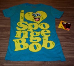 WOMEN&#39;S TEEN  SPONGEBOB SQUAREPANTS Nickelodeon T-shirt SMALL NEW Nickel... - £15.48 GBP