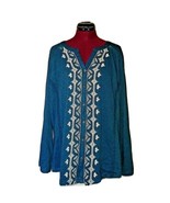 Style &amp; Co Top Multicolor Women Embroidered Plus Size 2X - £44.71 GBP