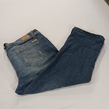 Hydraulic RN#99678 Women's Blue Denim Cropped Jeans Size 15/16 (36×22) image 2