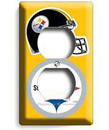 PITTSBURGH STEELERS FOOTBALL TEAM OUTLET WALL PLATE MAN CAVE SPORT ROOM ... - $11.99
