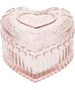 Glass Jewelry Box Heart Shape Cute Box For Storage Ring Earring Trinket,... - €36,44 EUR