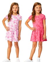 32 Degrees Girls 2 Pack Ultra Soft Dress, POPSICL/VIOLET, 4T - £12.50 GBP