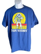 DISNEY PIXAR TOY STORY Short Sleeve T-Shirt Buzz Lightyear Blue XL NWT - £15.45 GBP