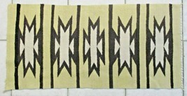 Antique 41&quot; x 20&quot; Navajo Crystal Rug Saddle Blanket - $396.00