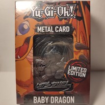 Yugioh Baby Dragon Metal Card Ingot Limited Edition Official Konami Collectible - £34.71 GBP