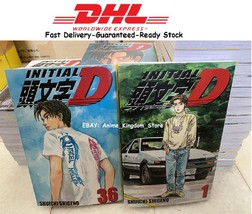 INITIAL-D Shuichi Shigeno Manga Complete Set English Comic [Volume 1- 36 End] - £374.26 GBP