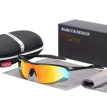 Sports Aluminum Magnesium Mens Sunglasses Women Sun glasses Polarized Anti-Refle - £22.69 GBP