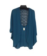 Jella couture teal lace back kimono Women’s Size S Small Cover-up - $16.80