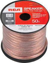 RCA AH1650SR 50 Foot (15m) 16-Gauge Speaker Wire (Spool) - £15.79 GBP