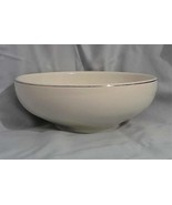 Vtg Universal Ironstone Ballerina 9&quot; White Serving Vegetable Bowl Silver... - $27.06 CAD