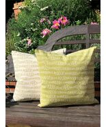 Biggie Best Scribbles Lime Green Feather Cushion - $35.68