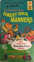 The Berenstain Bears Forget Their Manners (VHS)3 More STORIES-TESTED-RARE-SHIP24 - £12.26 GBP