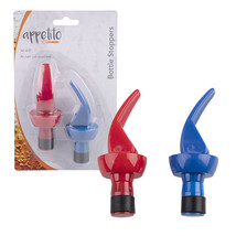 Appetito Bottle Stoppers 2pcs (Red/Blue) - £25.71 GBP